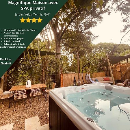 Maison Dans Les Arbres, Spa, Tennis, Parking Nimes Luaran gambar